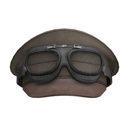 Military Cap with Goggles