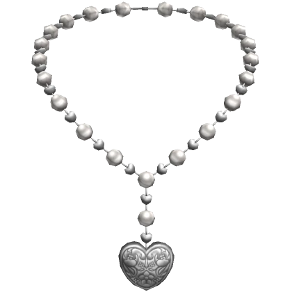 Darling Heart Locket Pearls Silver