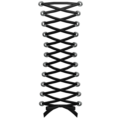 3.0 Front Laced Corset Piercings Black