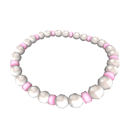 1.0 - Pearls and Pink Beaded Necklace