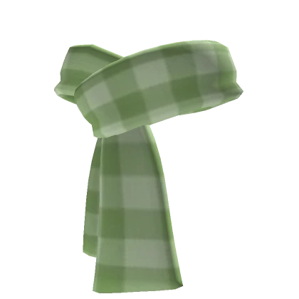 Green Plaid Scarf