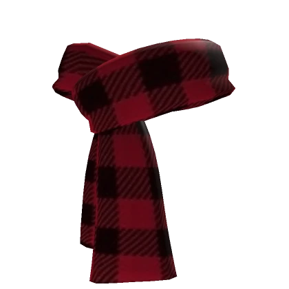 Red Plaid Scarf