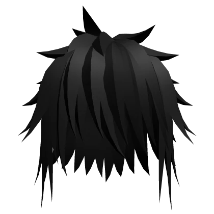 Emo Scene Vkei Hair in Black