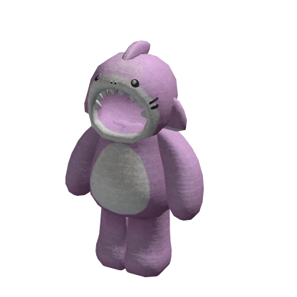 Cute Pink Shark Plush Costume