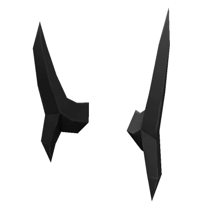 Dark Demon Metal Horns