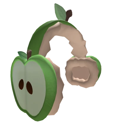 igari mori kei stem leaf fluffy apple earmuffs 🍎
