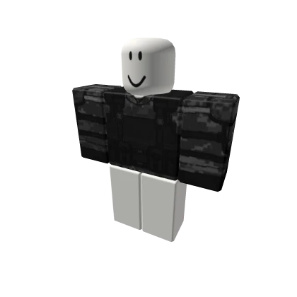 Military Black Digital Camo | Top