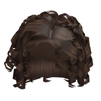 Curly Side Bob in Brown
