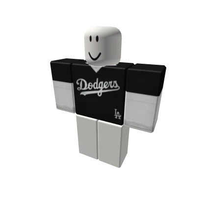 Black BaseBall Dodgers Shirt 