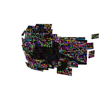 [ANIMATED] GLITCHED CORRUPTED STATIC FACE COVER
