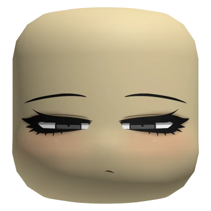 Colorable Eyes Pompous Face - Pale Yellow