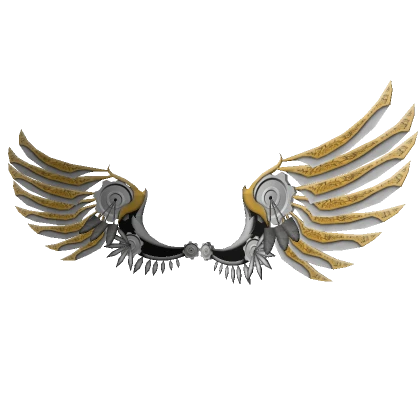 Golden cyber wings