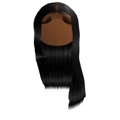 Sleek Straight Middle Part BussDown