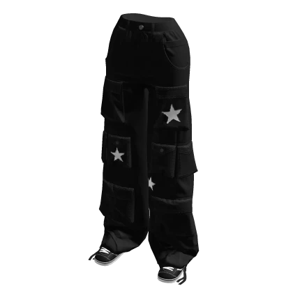 White Star Y2K Cargo Pants w/ Shoes