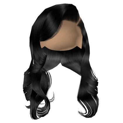 Wavy Side Part [Black]