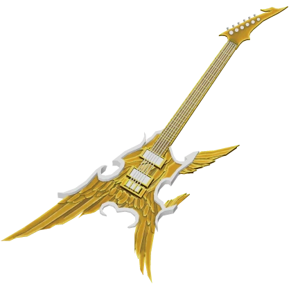 [👑] Engraved Angel Electric Guitar