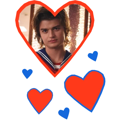 Steve Stranger Things thinking hearts