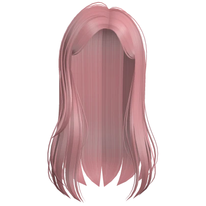 Pink Straight Long Hair