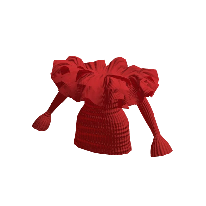 Red Ruff Mini Dress Christmas Valentines Holidays