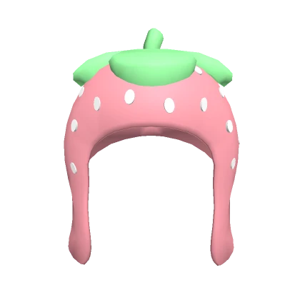 Pink Strawberry Hat