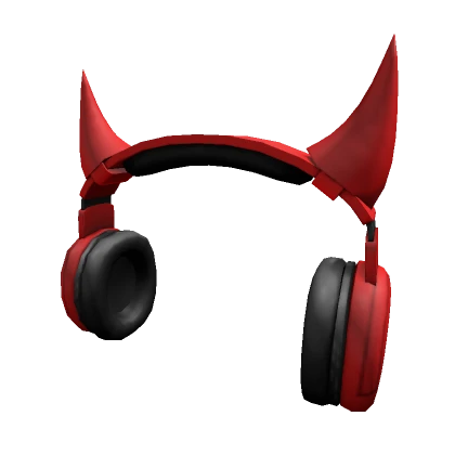 Red Devil Horn Headphones