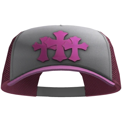 Chrome Hearts Cross Patch Trucker Hat | Forward