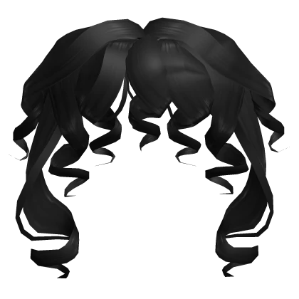 Curly Cottagecore Bangs [Black]