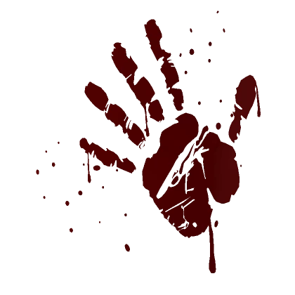 Bloody Hand Print