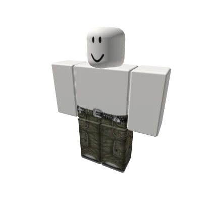 Khaki Military Green Jeans Cargo Pants y2k Cyber 