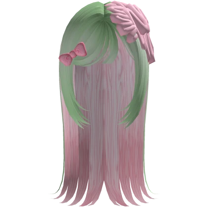 ♡ Cutesy moe zombie mint green hair w/ brain