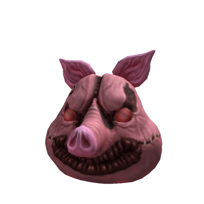 Scary Piglet Head from Pooh!