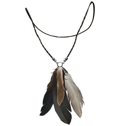 1.0 Feather Bead Necklace