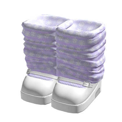 Christmas Purple Doll Platforms