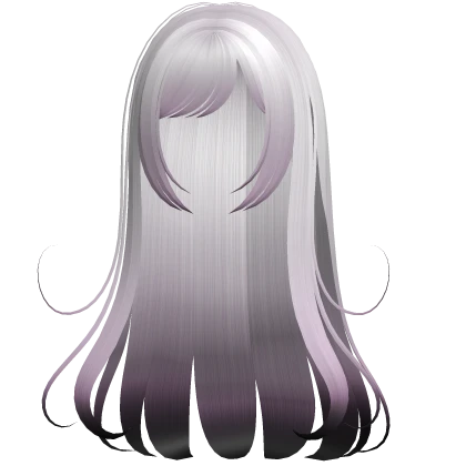 🤍 adorable swirly gothic witch hair purple white