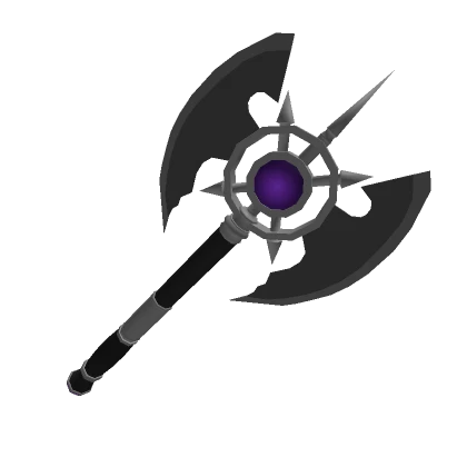 Purple Cursed Battle Axe