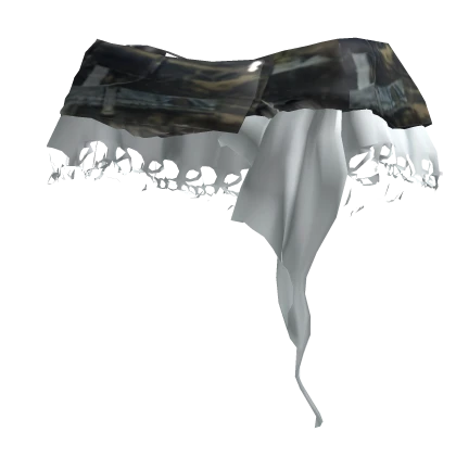 iconic brat guess torn lace denim skirt 3.0