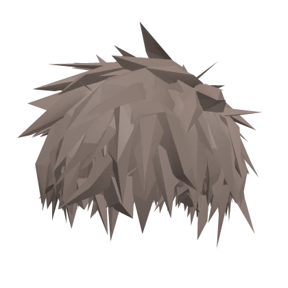 Brown Messy Anime Hair V2