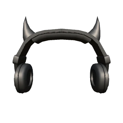 Devil Horns Headset Black