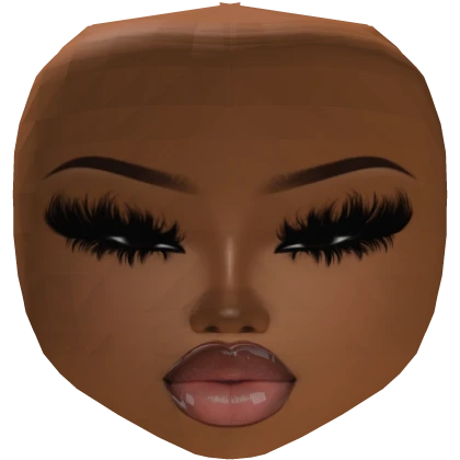 Glossy Lips Baddie Latina Mesh Makeup Wear Lashes