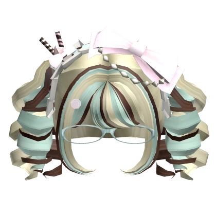 ♡ Sweet Twee Mint Heisei Curly Pigtails