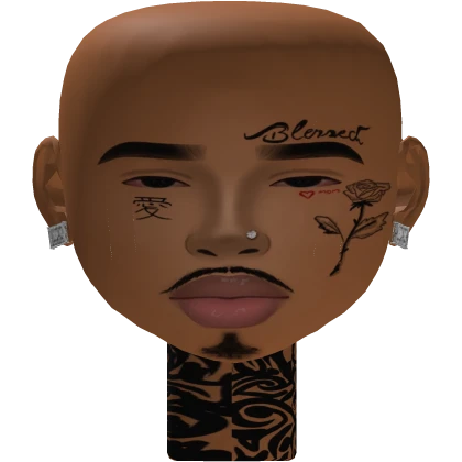 boy mesh head makeup tattoo realistic berry ave 