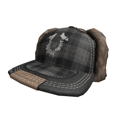Distressed Vintage Trapper Hat 