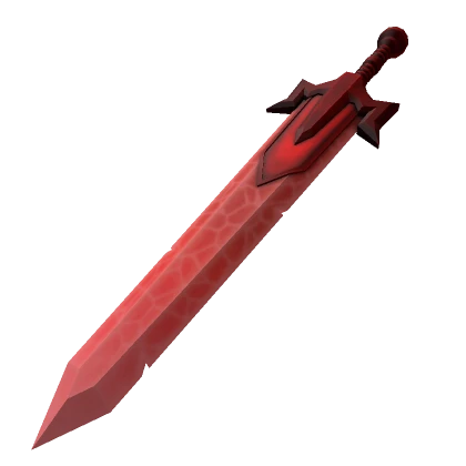 Red Colossal Crystal Greatsword