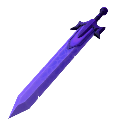 Purple Colossal Crystal Greatsword