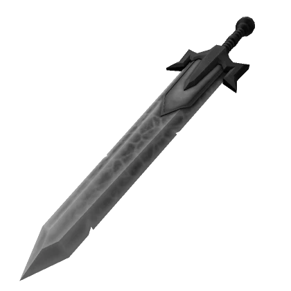 Black Colossal Crystal Greatsword