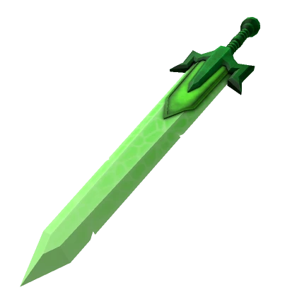 Green Colossal Crystal Greatsword