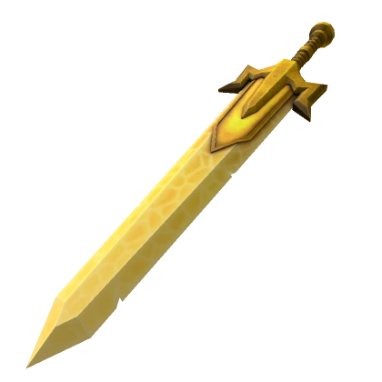 Gold Colossal Crystal Greatsword