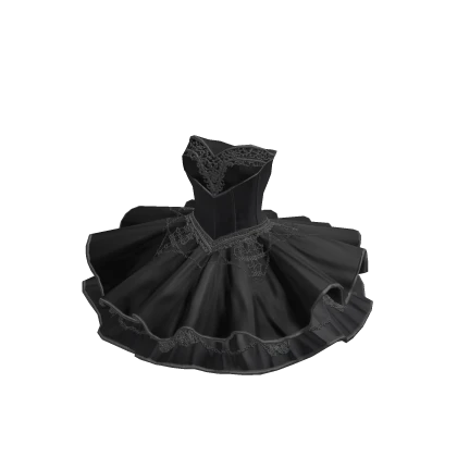 ♾️ Black graceful court dress