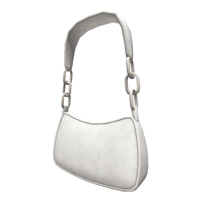 White Trendy Shoulder Bag