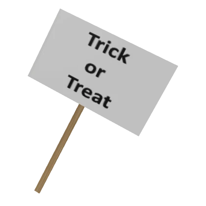 Trick or Treat Sign